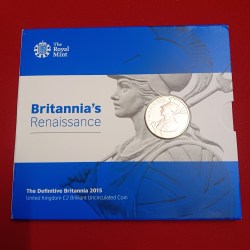 Extremely Rare The Definitive Britannia 2015 United Kingdom 2 Pounds Proof Coin Set Issued The Royal Mint