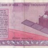 2000 RUPEES GOVERNOR URJIT PATEL RARE NOTE WITH FANCY NUMBER ENDING 786 - Image 2