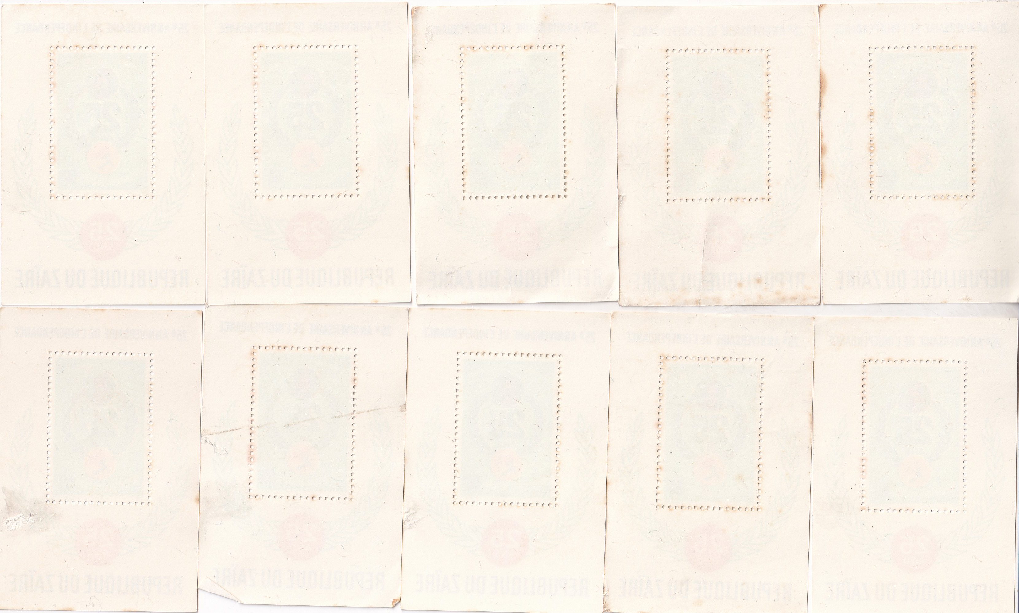 Zaira Stamps Rare (10 Pcs) Lott