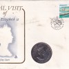 Jersey 2 Pounds 1989 - Elizabeth II Royal Visit Rare Coin ( First Day Cover with Stamp )
