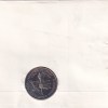 Jersey 2 Pounds 1989 - Elizabeth II Royal Visit Rare Coin ( First Day Cover with Stamp ) - Image 2