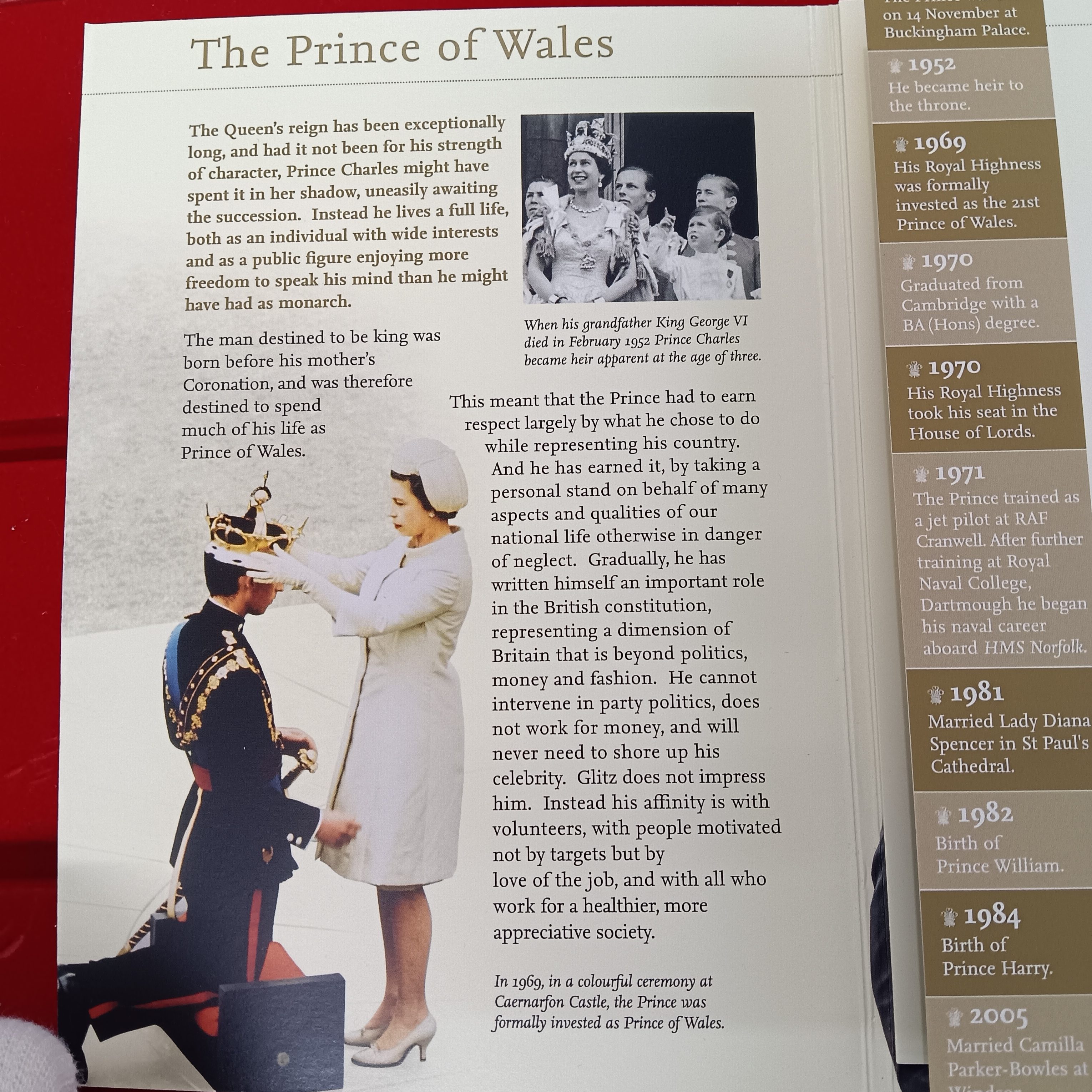 Extremely Rare Item His Royal Highness The Prince of Wales Sixtieth Birthday Commarative Crown Proof Coin 5 Pounds Year 2008 Issued The Royal Mint