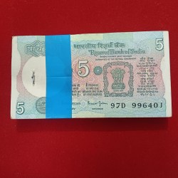 Five Rs Rare Tractor Full Serial Bundle Governor Bimal Jalan Unc Condition Reserve Bank of India 996401