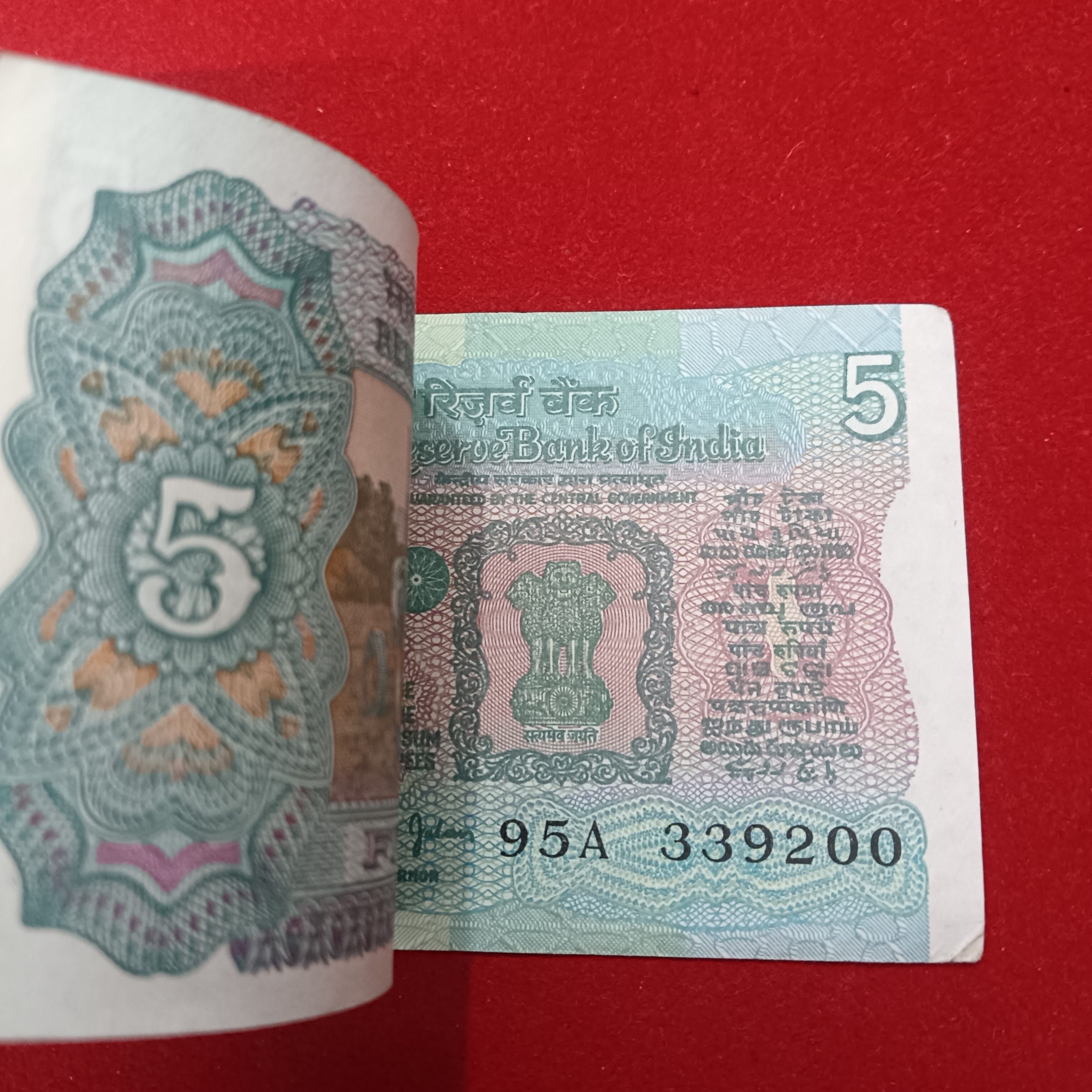Five Rs Rare Tractor Full Serial Bundle Governor Bimal Jalan Unc Condition Reserve Bank of India 339101