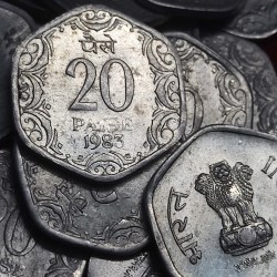 20 PRAISE YEAR 1983 CALCUTTA MINT LOT OF 20 COIN PRICE