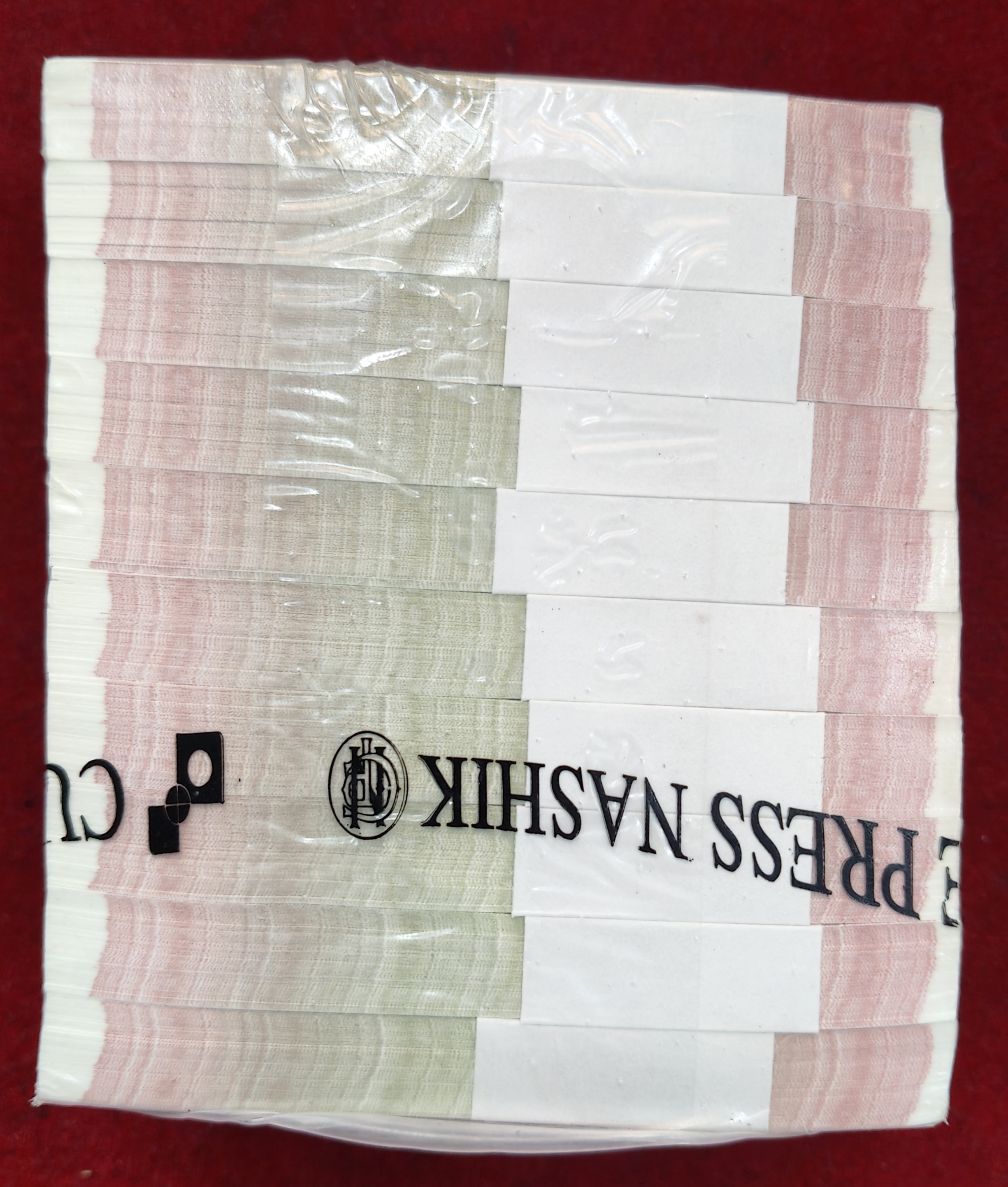 768001 ( Full semi Fancy Number pack rim + 768768 ) 1 Rupees 2019 RBI Governor Subhash Garg Sealed 1000 note pack RIM
