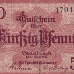 Germany, 50 Pfennigs( 1917) series Rare Note Lowest Price