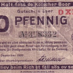 Germany, 50 Pfennigs (1920) series Rare Note Lowest Price