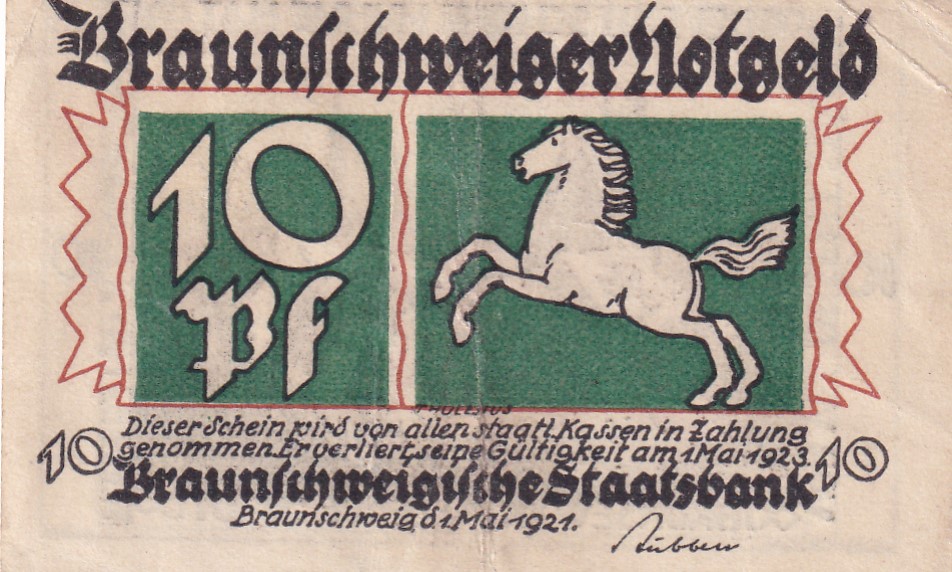 Germany, 10 Pfennigs (1923) series Rare Note Lowest Price