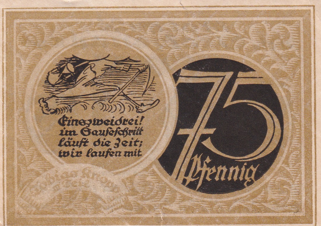 Germany, 75 Pfennigs (1921) series Rare Note Lowest Price - Image 2