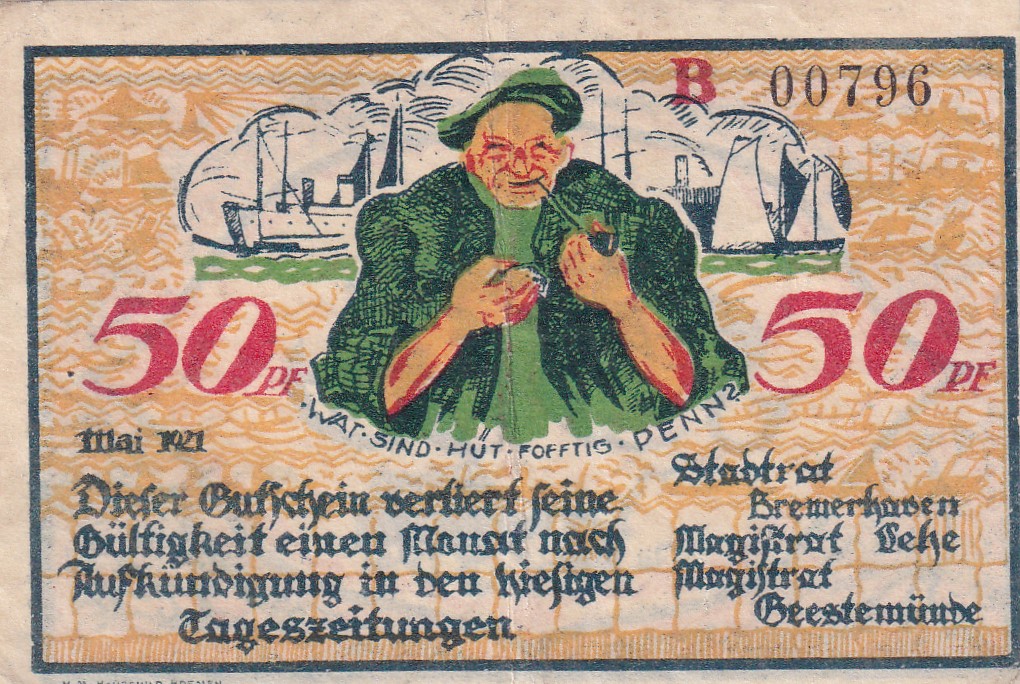 Germany, 50 Pfennigs (1921) series Rare Note Lowest Price