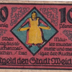 Alternative view of Germany, 10 Pfennigs series Rare Note Lowest Price