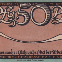 Alternative view of Germany, 50 Pfennigs 1921 series Rare Note Lowest Price