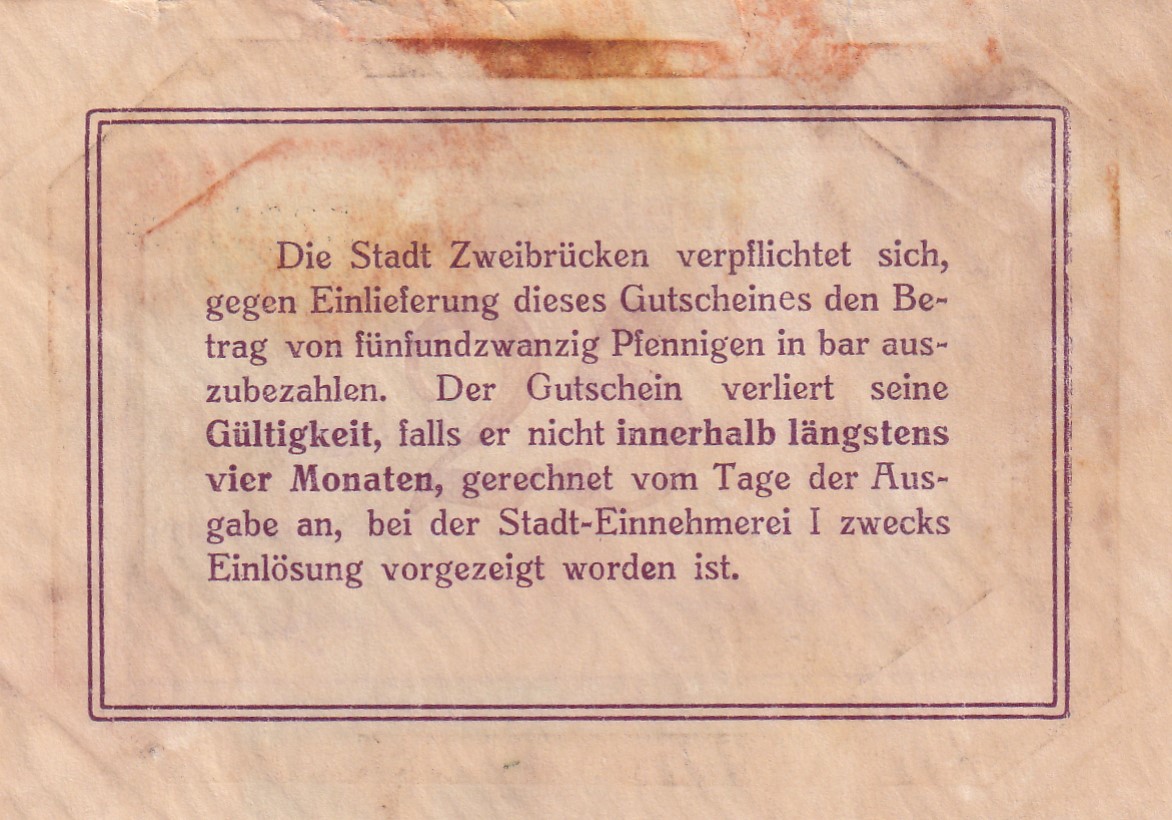 Germany, 25 Pfennigs (1917) series Rare Note Lowest Price