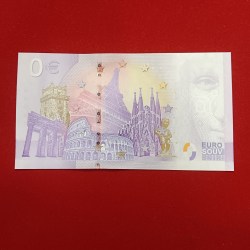 Alternative view of 0 Euro souvenir banknote dedicated to football legend Diego Maradona Gem Unc Condition Unquie And Rare