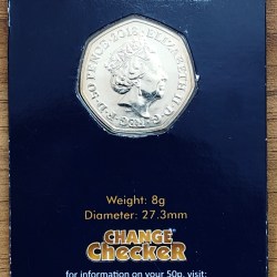 Alternative view of United Kingdom 50 Pence - 2018 Change Checker Peter Rabbit Rare Commemorative Coin Card
