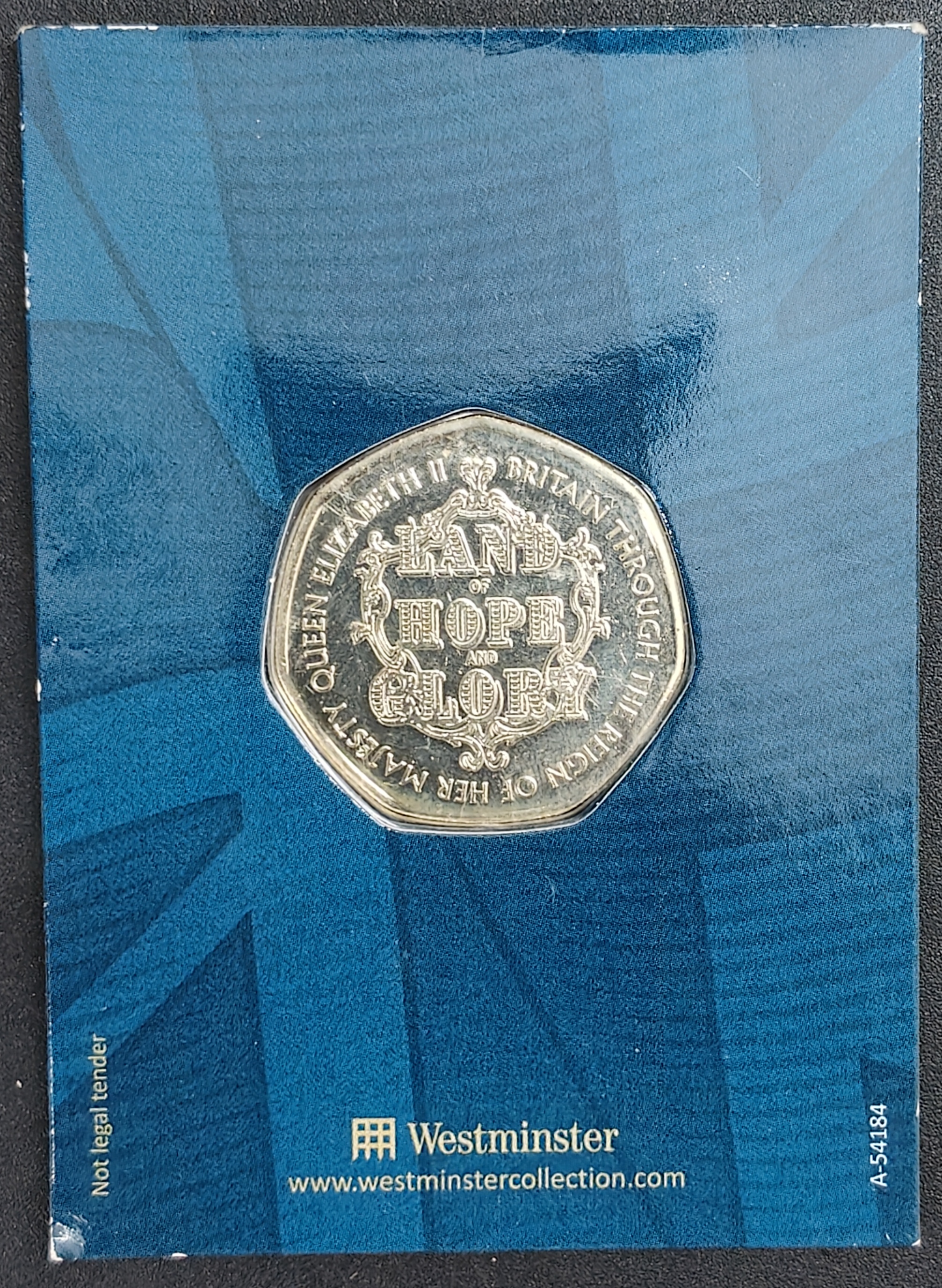 Westminster Land of Hope and Glory Collection "Beatlemania" 1963 Commemorative Coin Card - Image 2