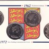 1953 - 1990 Queen Elizabeth II Crown Collection Rare ( 8 Coin Set ) Issued By Royal Mint Rare Folder Set - Image 4