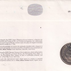 Alternative view of PORTUGAL-OLYMPIC GAMES SEOUL 1988 (First Day Cover) With Stamp