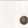 1991 70TH & 65TH ROYAL BIRTHDAYS TURKS & CAICOS BUNC ONE CROWN COIN (First Day Cover) With Stamp - Image 2