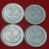 50 NAYE PAISE 1960 - 4 COIN SET( 3PC CALCUTTA 1 PC BOMBAY ) PRICE