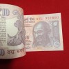Ten Rs Old Mahatma Gandhi Ji Full Serial Bundle Governor Raghuram Rajan Year 2013 Republic of India 331501 - Image 2