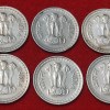 50 PAISE YEAR 1976 BOMBAY MINT LOT OF 6 COIN PRICE - Image 2