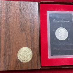 United States 1 Dollar 1971 (Eisenhower Dollar) Proof Silver Dollar Set