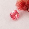 Rare 2 Carat Pair Shape Lab Grown Diamond Top Fancy Pink Color Excellent Quality Exceptional Collectible Unique and Rare