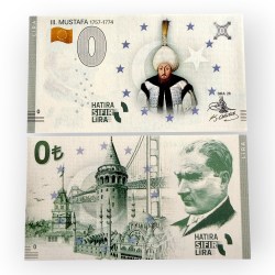 Europe 0 Hatira Sifir Lira Turkey Mustafa 26 Issue Limited and Collectibles Gem UNC Unique and Rare