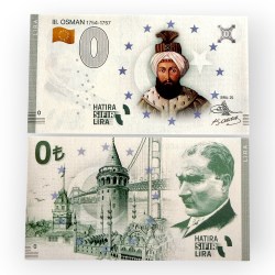 Europe 0 Hatira Sifir Lira Turkey Osman 25 Issue Limited and Collectibles Gem UNC Unique and Rare