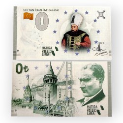 Europe 0 Hatira Sifir Lira Turkey Sultan Ibrahim 18 Issue Limited and Collectibles Gem UNC Unique and Rare
