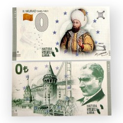 Europe 0 Hatira Sifir Lira Turkey Murad Sira 6 Issue Limited and Collectibles Gem UNC Unique and Rare