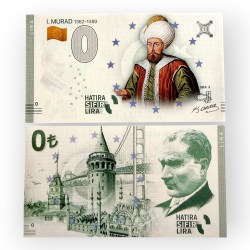 Europe 0 Hatira Sifir Lira Turkey Murad 3 Issue Limited and Collectibles Gem UNC Unique and Rare