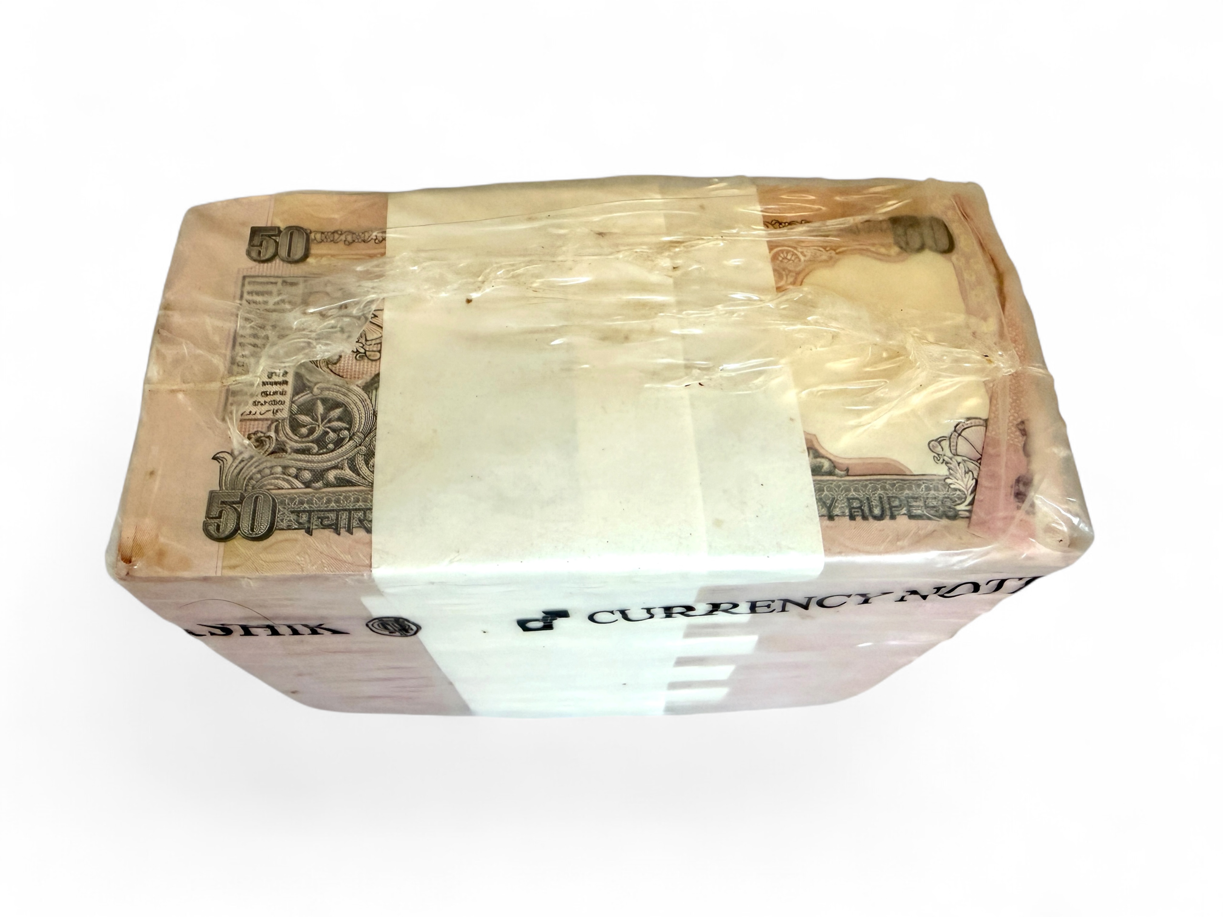 Rs 50 Small Font Issue Seal Rim 10 Bundles Republic India Signed By Subharao Inset L 2011 Issue Unique and Rare