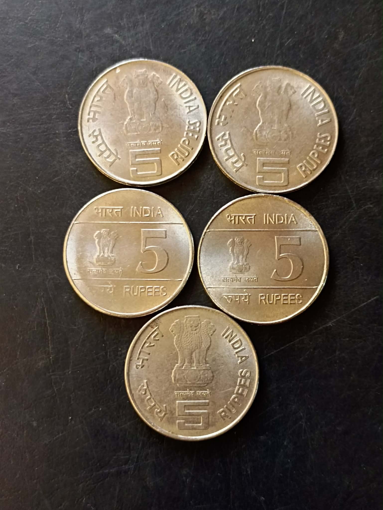 Republic India Denominaton 5₹ 5 different variety Same and similar set available