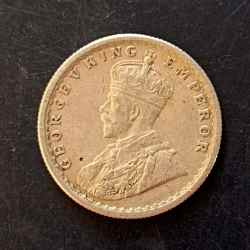 Alternative view of Silver British India King and emperor George v Denominaton 1/2₹ Year 1936 Same and similar piece available