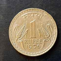 Republic India Denominaton 1 ₹ Metal copper nickel Year 1976 Same and similar piece available