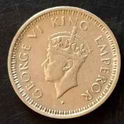 Alternative view of Silver British India King and emperor George vi Denominaton 1/4₹ Excellent condition Same and similar piece available