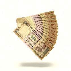 Rs 500 Mule Issue India Banknote Low Serial Number Set 000001 to 000010 Subharao 2014 Gem Unc Unique and Rare