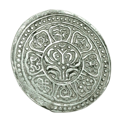 TIBET Silver ONE TANGKA Dated ND [Ca.1888] **V. SCARE** High Collectable Grade.