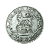 GREAT BRITAIN Silver SIX PENCE Year 1918 King GEORGE-V in High Collectable Grade.