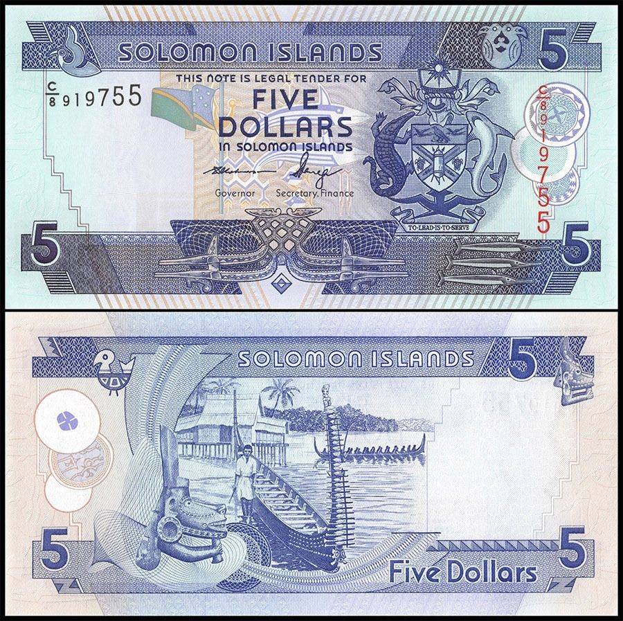 Solomon Islands 5 Dollars World Banknote 2018 ND P263 UNC Unique and Rare