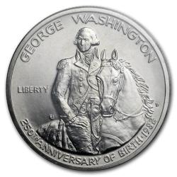 Alternative view of United States Mint ½ dollar 1982 - George Washington Rare UNC Silver Coin with Box