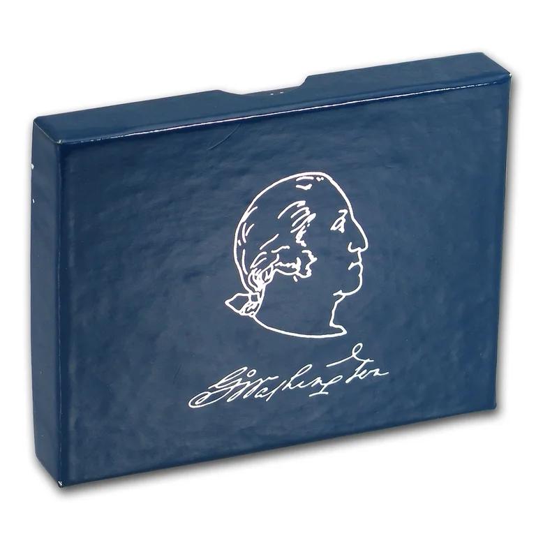 United States Mint ½ dollar 1982 - George Washington Rare UNC Silver Coin with Box