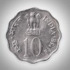 Rare 10 Paise 1977 Save For Development FAO Commemorative Republic of India Mumbai Mint Coin # A003 - Image 2