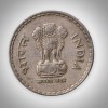 Rare 5 Rupees 1997 Bombay Mint Republic of India Cupro Nickel Definitive Coinage India Coin # A139 - Image 2
