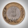 Rare 10 Rupees 2012 60 Years of the Parliament of India Mumbai Mint Republic India Coin # A293 - Image 2