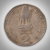 Rare 2 Rupee 2000 Republic India National Integration Calcutta Mint Coin # A020 - Image 2