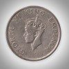 Rare Half Rupee 1947 King George VI Tiger Type Calcutta Mint British India Coin # A196 - Image 2